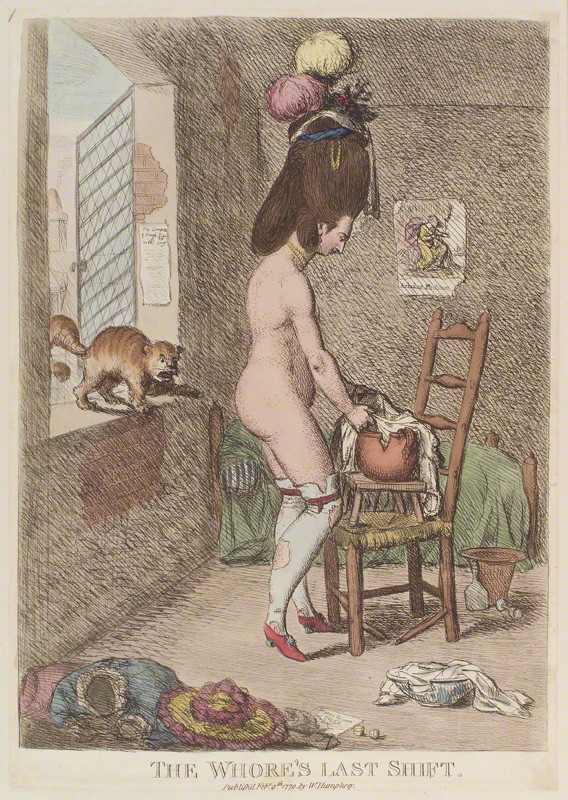 by James Gillray, published by William Humphrey, hand-coloured etching, published 9 February 1779