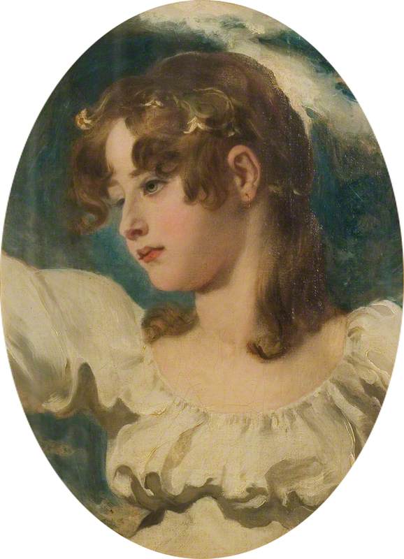 Innocence: Head of a Young Girl by William Etty, c.1820; Paintings Collection; http://www.artuk.org/artworks/innocence-head-of-a-young-girl-32746
