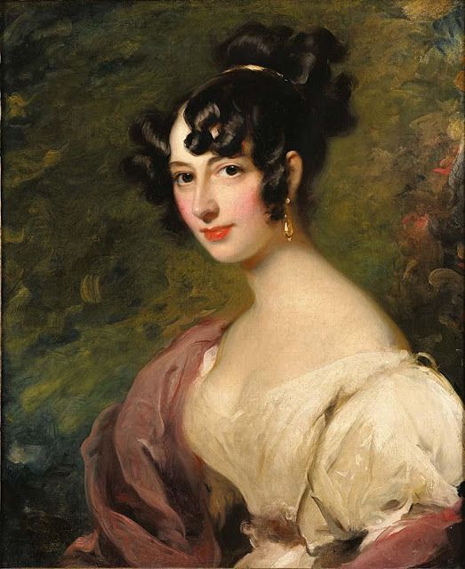 Princess Dorothea von Lieven (1785 – 1857) c.1814 by unknown artist showing her long neck.