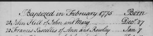 Rowley born January 7th, baptised 20th February 1775 at St Martin in the Fields. It would appear that father and son's names were mixed up