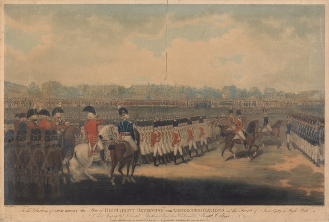 His Majesty George III Reviewing the Armed Associations on the Fourth of June 1799 in Hyde Park
