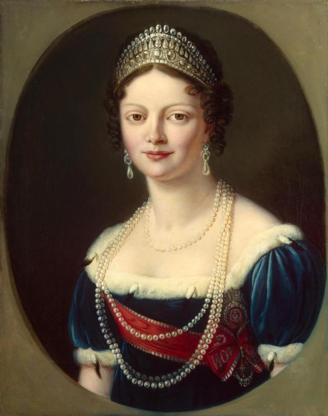 Grand Duchess Ekaterina Pavlovna (1788-1819), the wife of Duke George of Oldenburg (1784-1812). 