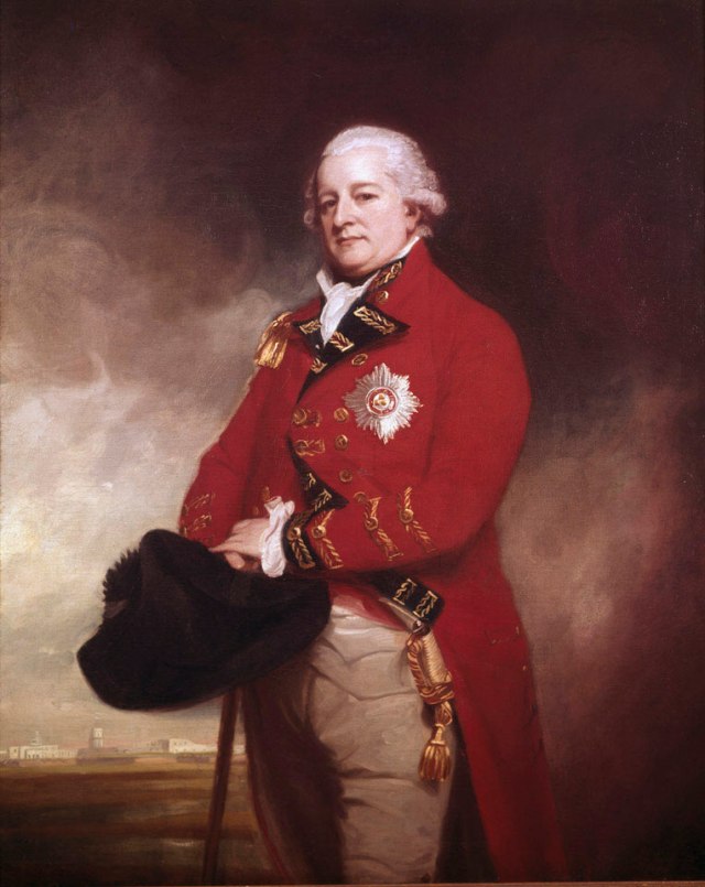 Major-General Sir Archibald Campbell of Inverneil and Ross KB, Governor and Commander-in-Chief, Madras by George Romney, 1790.