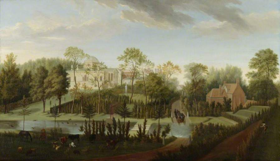 A View of Chiswick House from the South West by Pieter Andreas Rysbrack