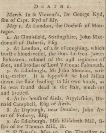 The Scots Magazine 01 May 1775