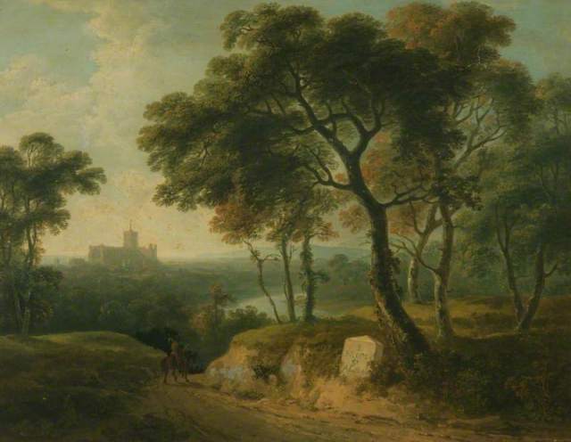 St Albans Abbey, Hertfordshire by Abraham Pether