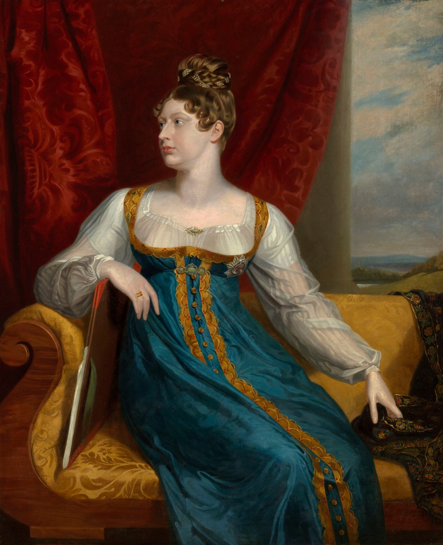 Princess Charlotte of Wales, after George Dawe, 1817.