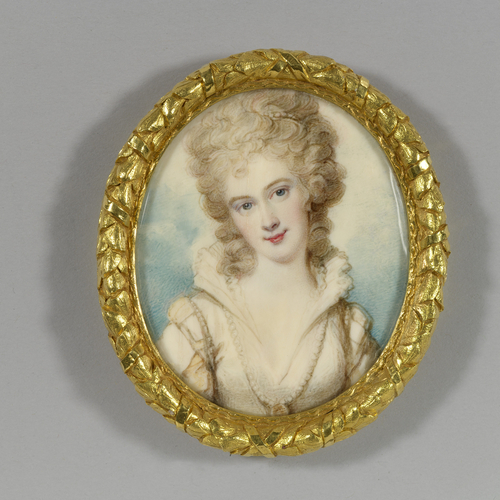 RICHARD COSWAY (1742-1821) Georgiana, Duchess of Devonshire (1757-1806)