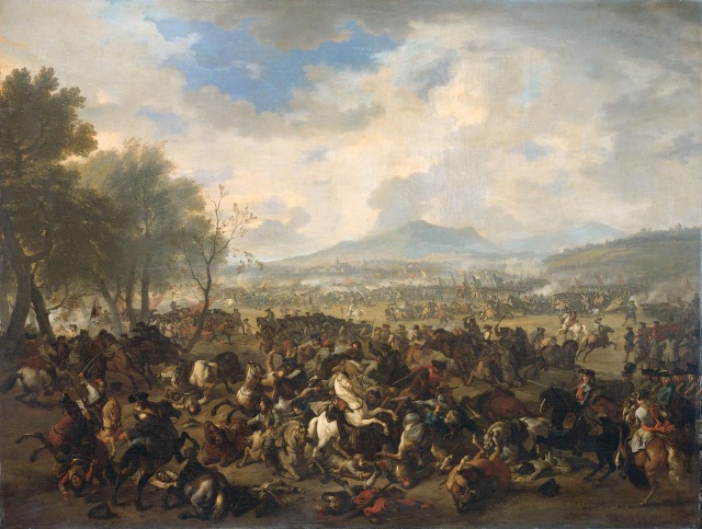 The Battle of Ramillies. Jan van Huchtenburgh 