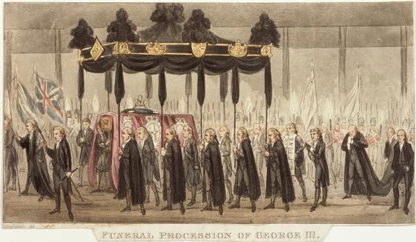 Funeral Procession of George III. British Museum