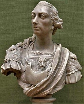 The marble bust of James Wolfe by Joseph Wilton, National Gallery of Canada, Ottawa.