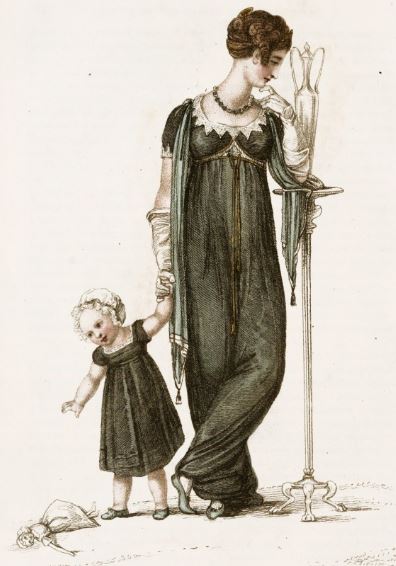 Mourning Dress - Ackermanns Repository 1809