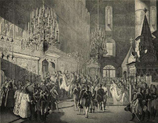 Coronation of Tsar Nicholas I in 1826